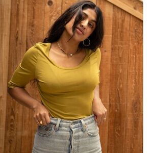 Jackson Rowe Gemini Bodysuit Size Small Mead NWT Canadian Sustainable Boho